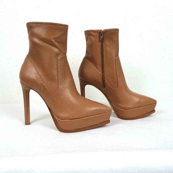 Gianni Bini Coburn Stretch Platform Stiletto Booties Women's Size 8.5 - Picture 1 of 13